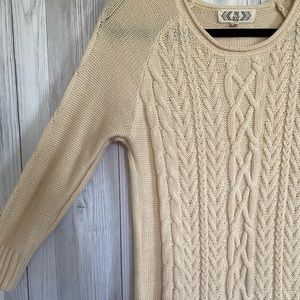 Tan Sweater Dress Size Large